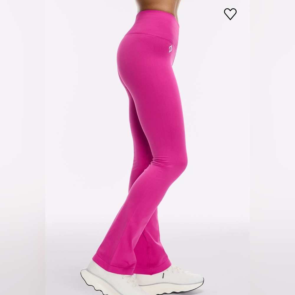 NWT Peloton pink Flared Leggings